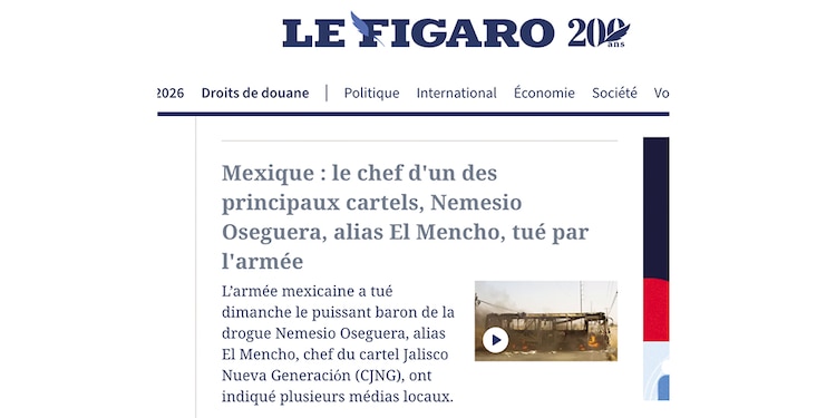 Le Figaro observó que se trató del último gran líder narco mexicano.