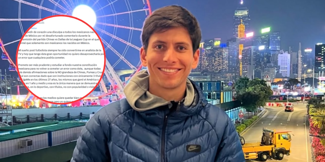 Jürgen Damm ofreció disculpas en redes sociales tras sus comentarios en televisión nacional.