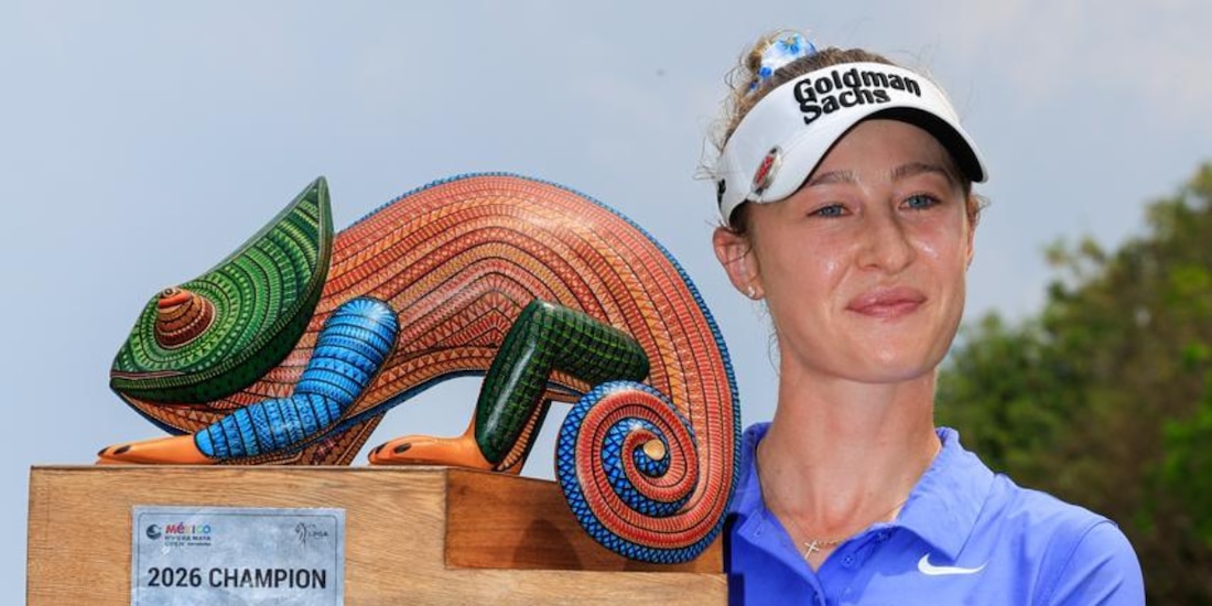 Nelly Korda se coronó en el Riviera Maya Open At Mayakoba.