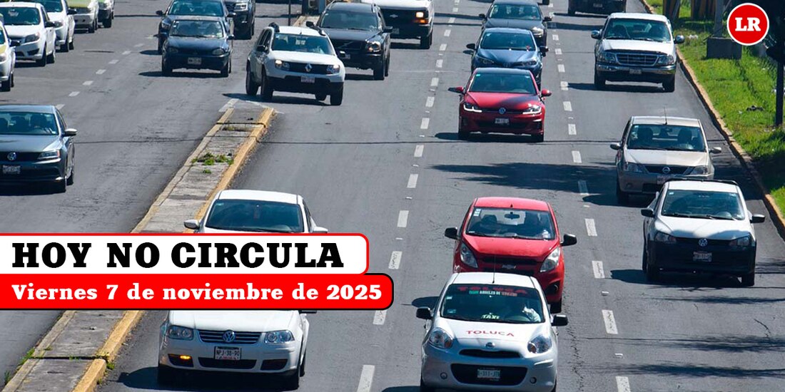 Te decimos qué autos no tienen permitido transitar este viernes 7 de noviembre en la Ciudad de México y en el Estado de México.