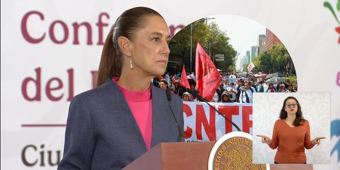 Claudia Sheinbaum pidió esclarecer las acusaciones de fraude durante la consulta interna realizada por integrantes de la CNTE.