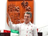 Rutilio Escandón, Gobernador de Chiapas, después de su Cuarto Informe.
