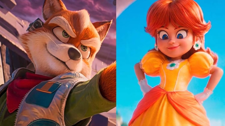 Fox McCloud y Daisy llegan con los hermanos Mario