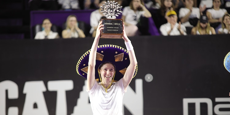 imágenes que marcaron el Mérida WTa 500, ayer.