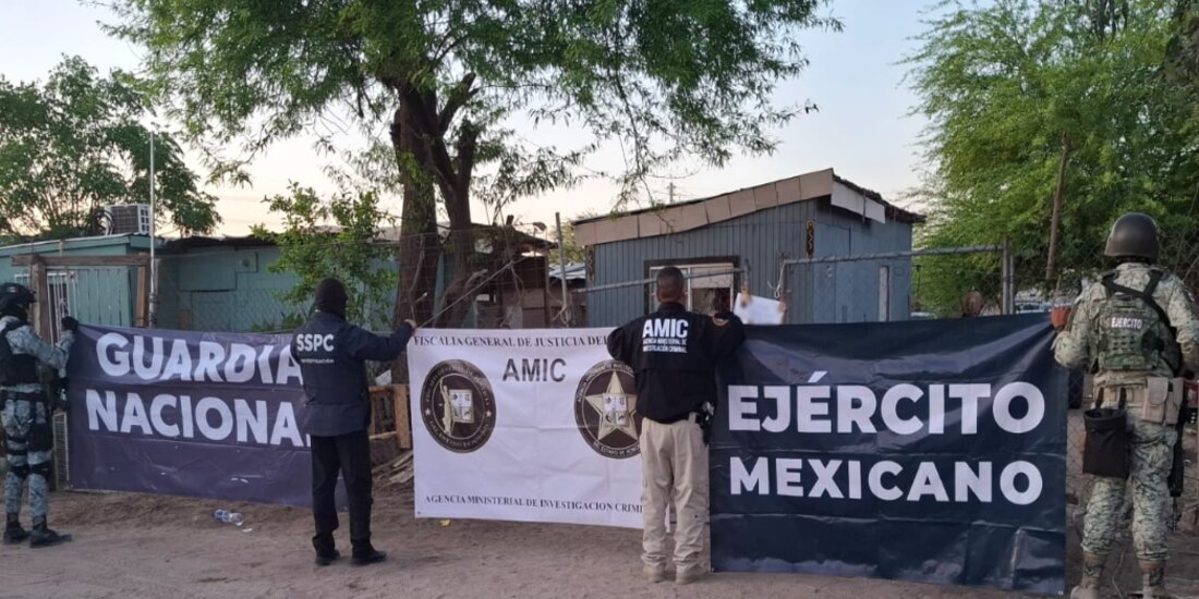 Acción de seguridad en Sonora.