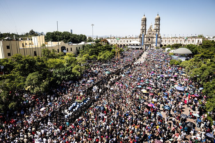 Se llevó a cabo la 290 edición de La Romería de la Virgen de Zapopan.