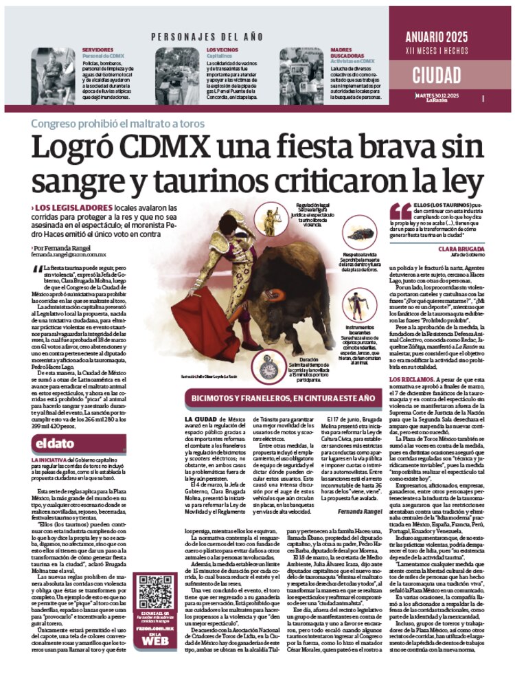 Anuario 2025. XII meses │ Hechos Ciudad