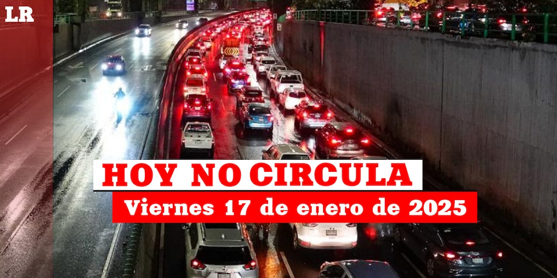 Te contamos cómo aplica el Hoy No Circula este viernes 17 de enero en la Ciudad de México y el Estado de México.