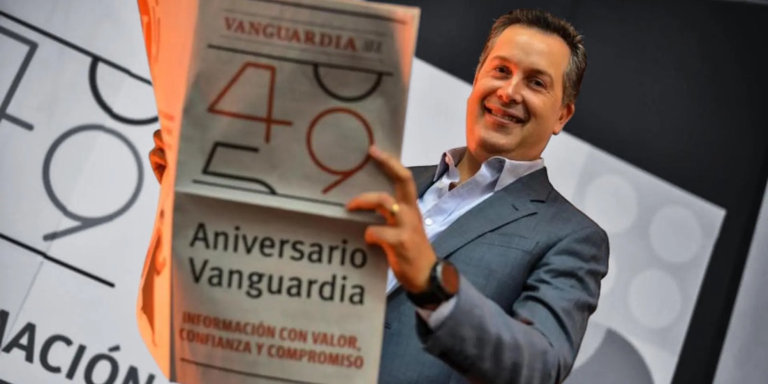 Armando Castilla, director de Grupo Vanguardia, fue detenido.