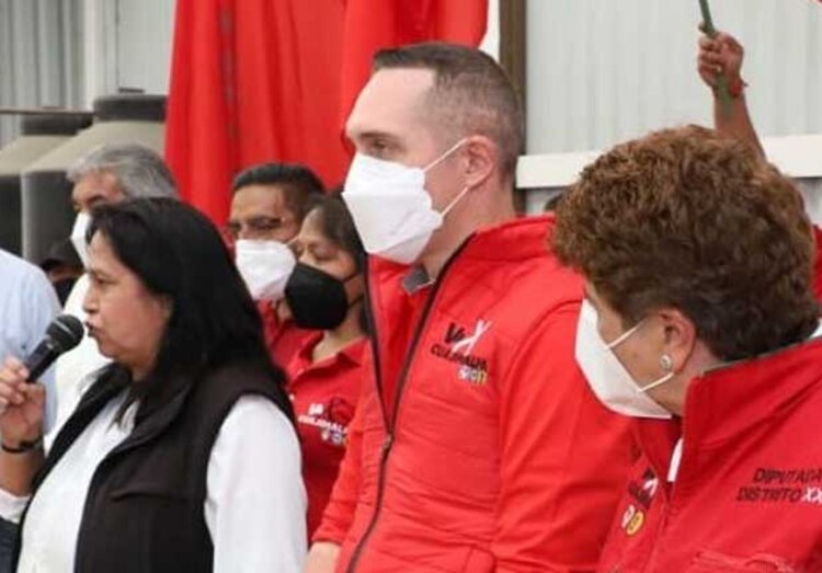 El candidato de la coalición PRI, PAN, PRD, “Va por Cuajimalpa”, Adrián Rubalcava Suárez,