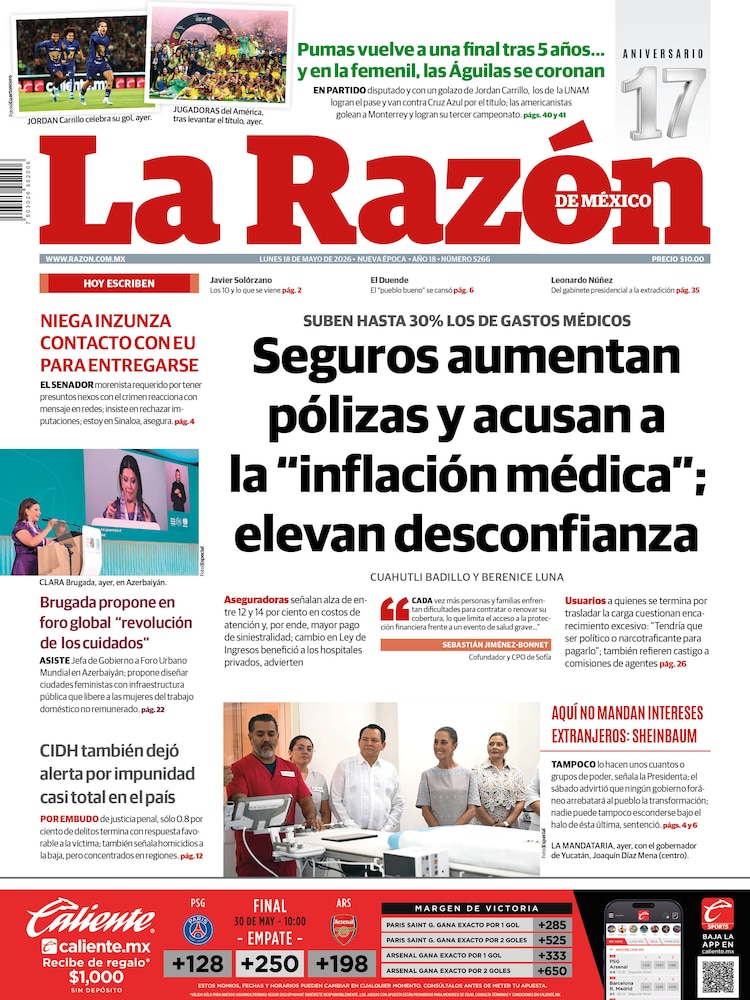La Razón 18 Mayo 2026
