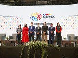 Integrantes de UNACDMX en conferencia de prensa, este lunes.