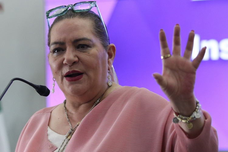 Guadalupe Taddei, consejera presidenta del Instituto Nacional Electoral (INE), en fotografía de archivo.