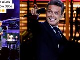 Luis Miguel rompe un vaso a mitad de su concierto y hace un desastre con elegancia (VIDEO)