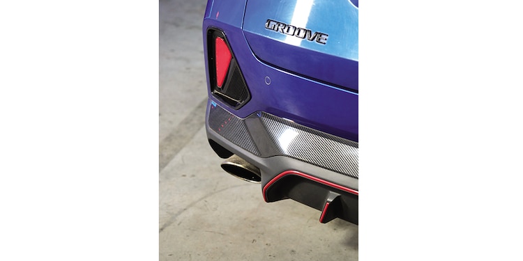 Aspectos de Groove RS, el crossover de Chevrolet