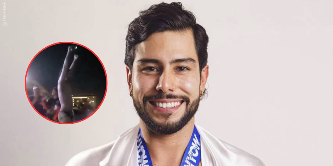 David Olvera logró récord en aguas abiertas.