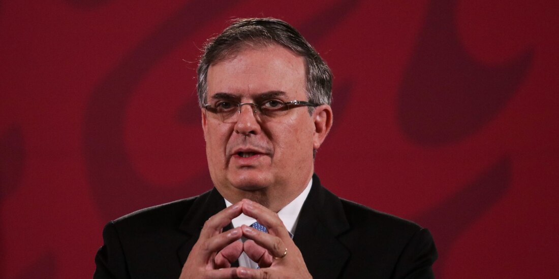 Marcelo Ebrard, secretario de Relaciones Exteriores.