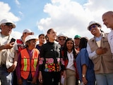 Presidenta Claudia Sheinbaum supervisa obras de la nueva sede de la Universidad Rosario Castellanos en Tlaxcala.