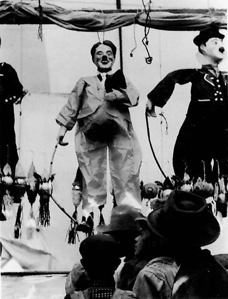 Piñata de Charly Chaplin, 1926.