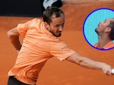 Daniil Medvedev lanzó un escupitajo a la afición en pleno partido del Masters 1000 de Madrid.