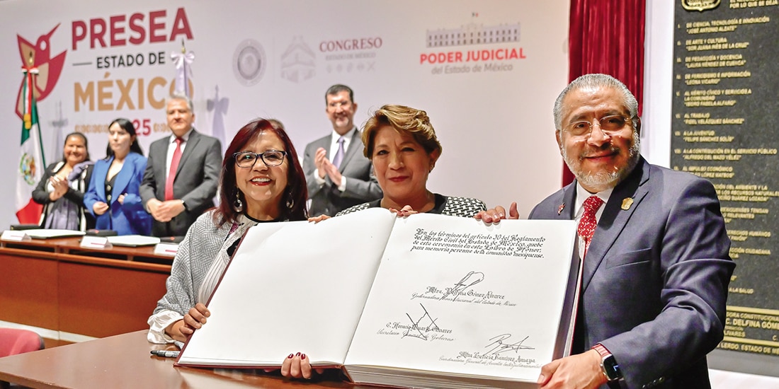 Delfina Gómez reconoce a los mexiquenses ejemplares