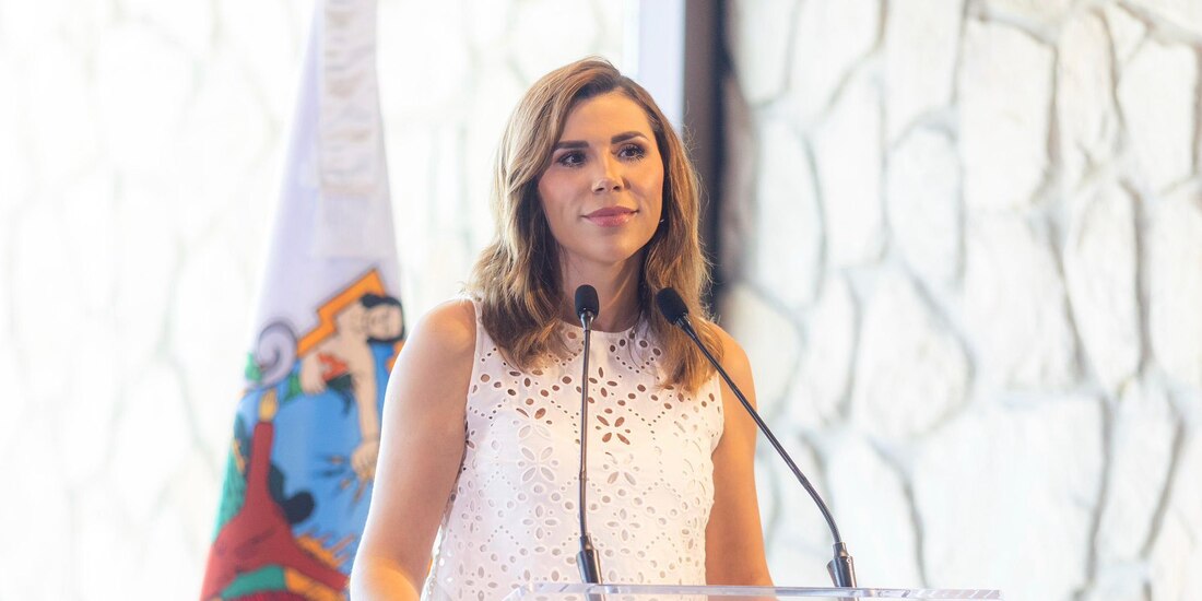 La gobernadora de Baja California, Marina del Pilar Ávila.