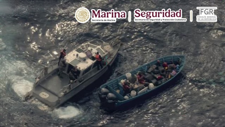 Operación fue ejecutada 677 kilómetros al sur de Huatulco, Oaxaca.