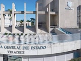 ASPECTO de la Fiscalía de Veracruz