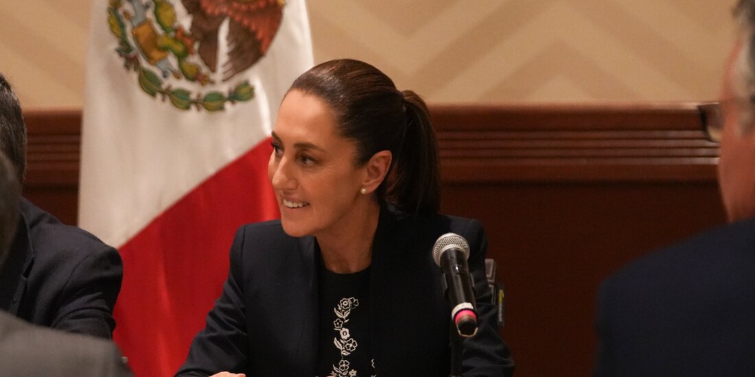 La Presidenta, Claudia Sheinbaum Pardo, en conversación con integrantes del Consejo Empresarial de Canadá