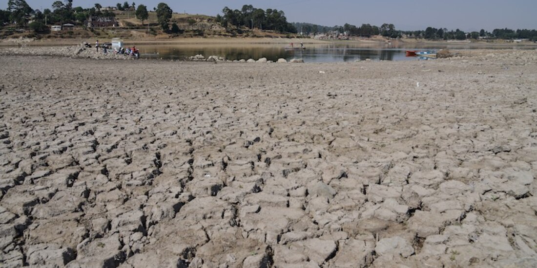 El nivel de la presa Villa Victoria, que alimenta el sistema que llega al Valle de México estaba al principio del año al 52%; hoy luce estragos de la sequía