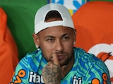 Neymar Jr. durante un partido amistoso antes del Mundial 2026.