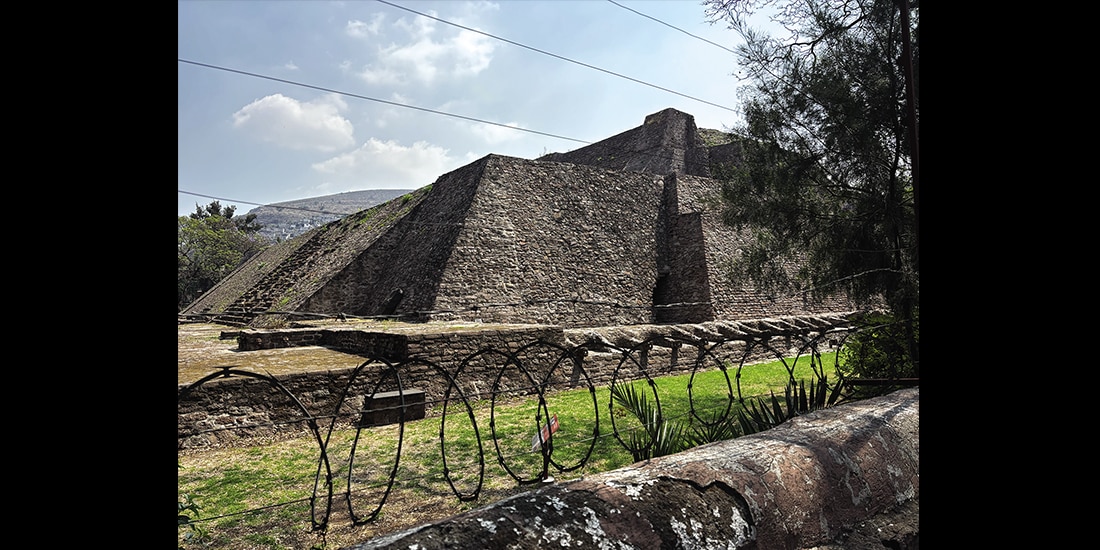 La zona arqueológica de Tenayuca, el pasado 21 de abril.