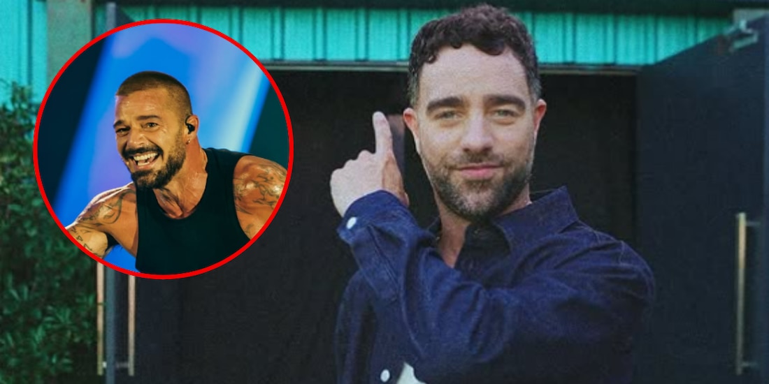 Ricky Martin y Diego Poggi