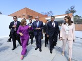 El secretario de Gobernación, Adán Augusto López, y la gobernadora Lorena Cuéllar, entregan nueva instalación tecnológica