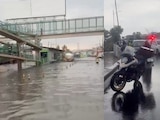 Fuerte lluvia provoca severas inundaciones en Ecatepec y Tecámac, Edomex.