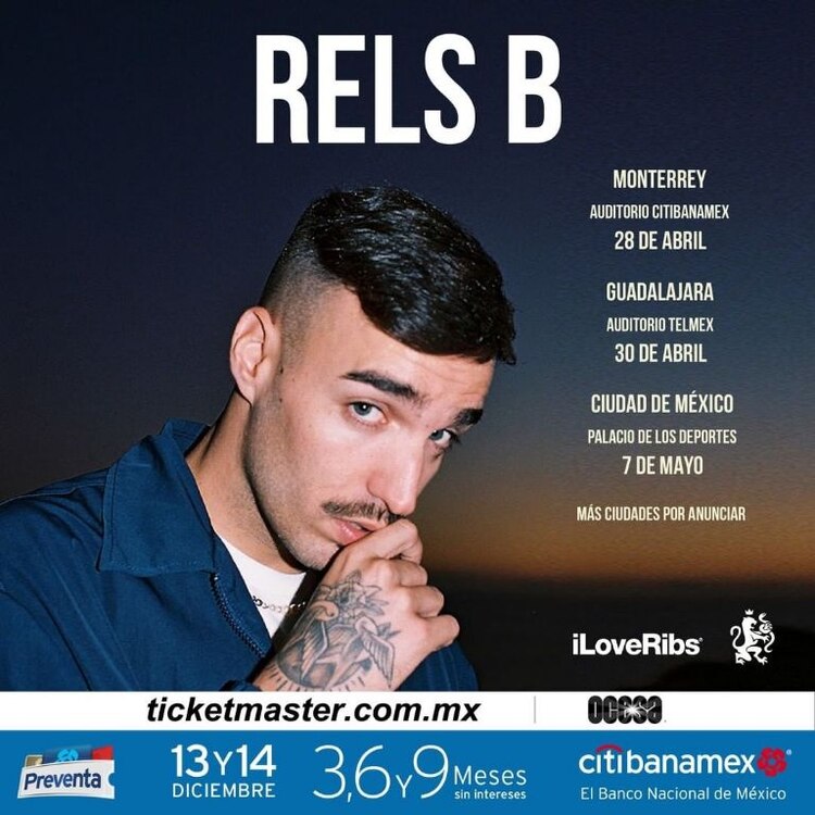 Cartel de los conciertos de Rels B