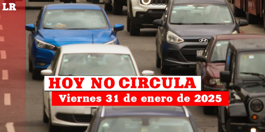 Te contamos cómo aplica el Hoy No Circula este viernes 31 de enero en la Ciudad de México y el Estado de México.