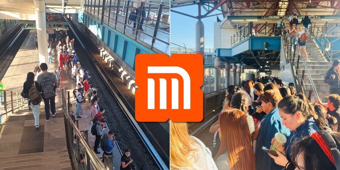 Reportan retrasos en la Línea B del Metro CDMX.