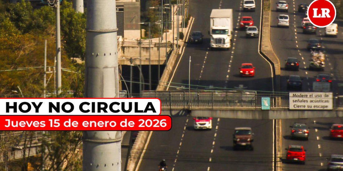 Revisa cómo aplica el Hoy No Circula este jueves 15 de enero de 2026 en la ZMVM.