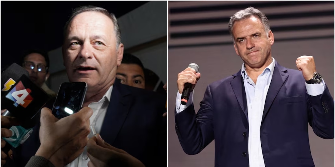 Álvaro Delgado y Yamandú Orsi se midieron este domingo en una segunda vuelta por la presidencia de Uruguay. Foto: Especial