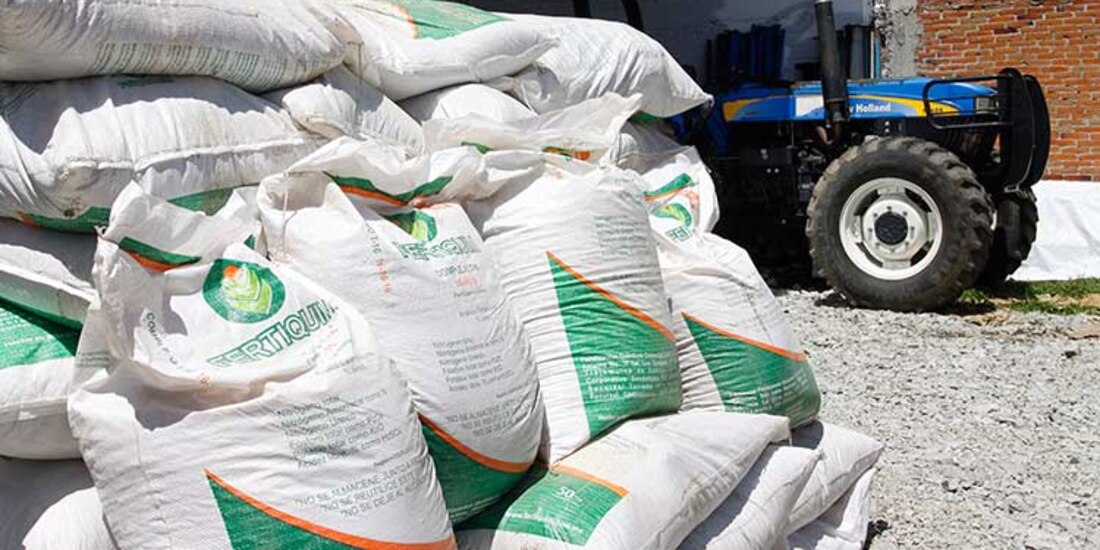 Fertilizantes en el país.
