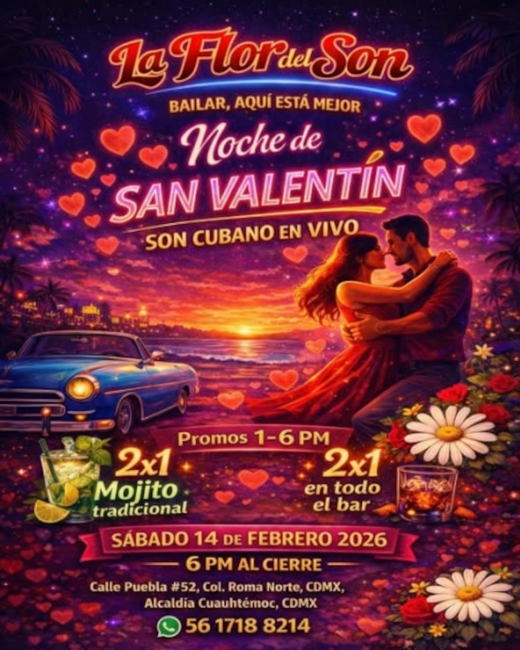 Noche de San Valentín a ritmo de Son Cubano