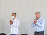 El gobernador Héctor Astudillo y AMLO se reunieron este viernes.
