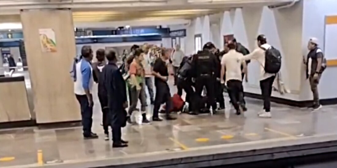 Un hombre fue detenido.