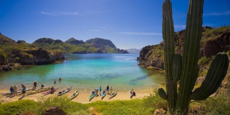 En Loreto puedes practicar kayak,
una experiencia increíble.