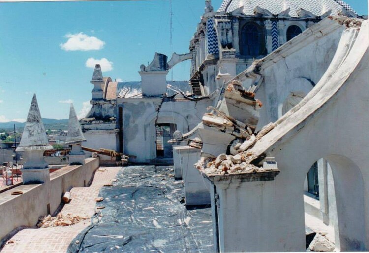 La azotea del Templo de la Compañía