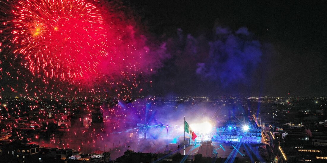 Los festejos en el Zócalo de la CDMX del 15 de septiembre de 2021.<br>*Esta columna expresa el punto de vista de su autor, no necesariamente de La Razón.<br>