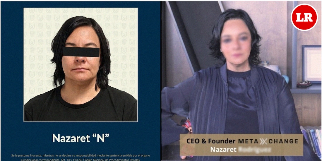 Nazaret "N", fundadora y CEO de Metaxchange Capital, fue detenida en Polanco,.