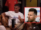 Cristiano Ronaldo le copia a Messi y le grita a Georgina: '¿Qué mirá bobo?'