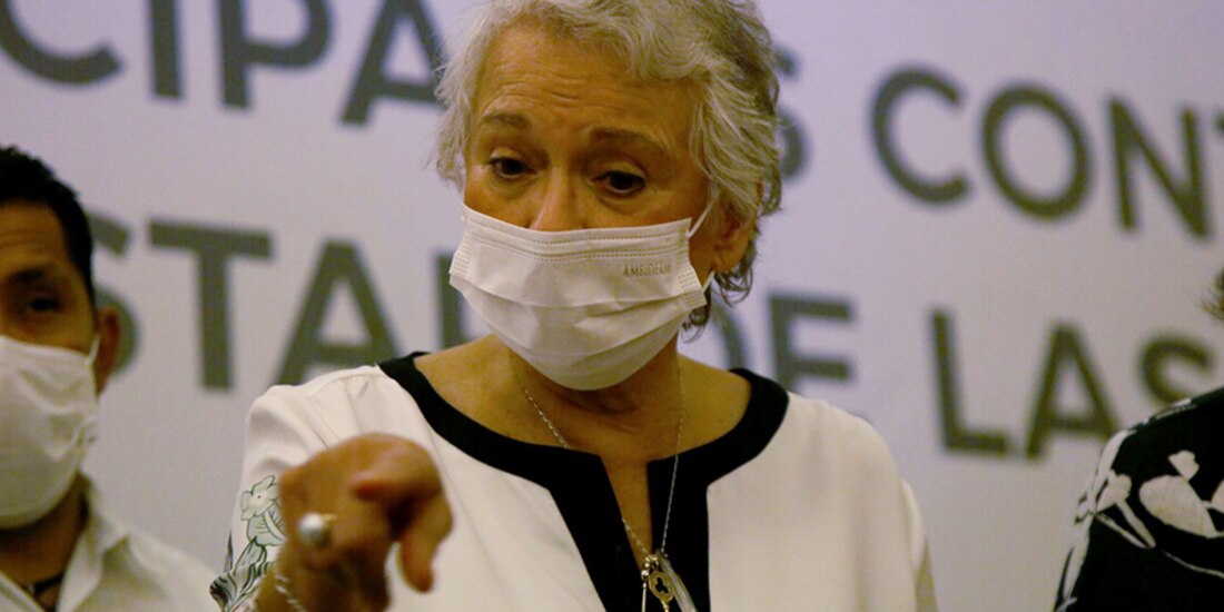 Olga Sánchez Cordero, secretaria de Gobernación.